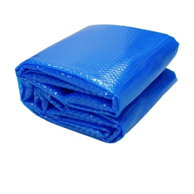 ECD Germany pool solfilm rund Ø 3.6m 400 pm blå, PE bobleplast, hurtigere vand