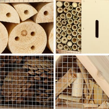 Insekter hus Insektenhotel XXL inkubator redekasse Insekter Bier Hotel Wood