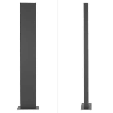 ECD Germany stående postkasse antracitgrå 170 cm