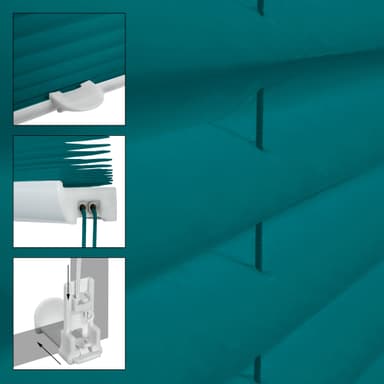 ECD Germany Plisseret Clamp Fix uden boring 80 x 100cm benzin visning sol og ser
