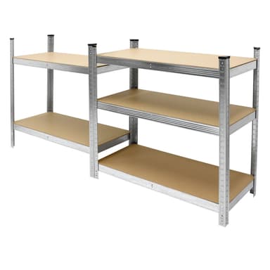 ECD Germany butik hylde Schwerlastregal 170x70x30cm til 350kg indlæse