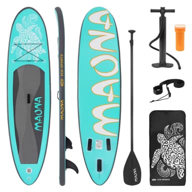 Surfbræt Stand Up Paddle SUP bord Maona padle bord oppustelige Turkis 308 cm