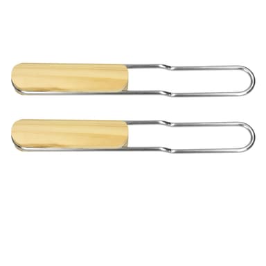 Grill rustfrit stål grill rist med aftagelige håndtag 60 x 40 cm