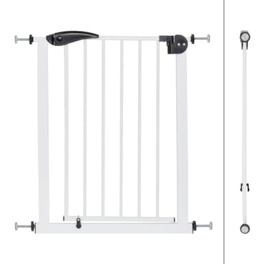 ECD Germany Dørvagt for børn, hunde og katte, 70-75 cm, uden boring, hvid,