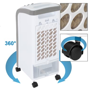 ML Design Mobile Air Conditioning 3in1, 23,5 x 56,5 x 26 cm, hvid, luftkøler