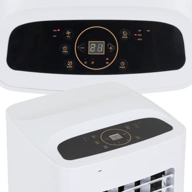 ECD Germany Mobile Air Conditioning 4in1, Luftkøler 7000 BTU 2kW, Stille, 3