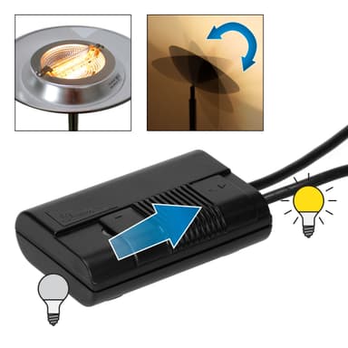 Stå lampe standerlampe uplight standerlampe standerlampe dæmpes R7S 180 cm