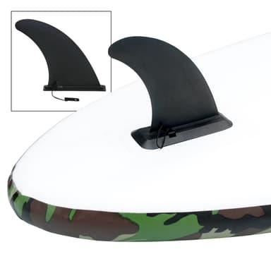 Surfbræt Stand Up Paddle SUP bord padle bord oppustelige padle Grøn 308 cm