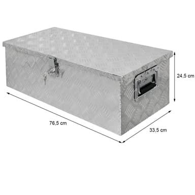 Værktøjskasse aluminium transport kasse Transport kasse 765x335x245 mm