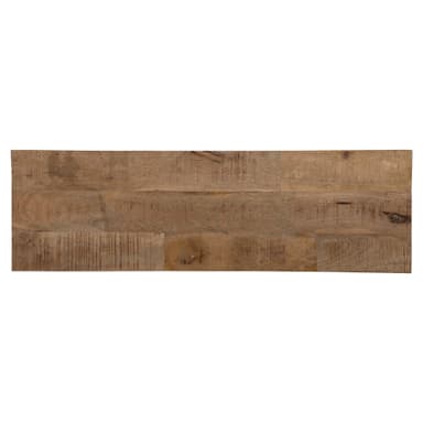 WOMO-DESIGN konsol bord med 2 skuffer 76x132x40 cm, naturlige, unikke,