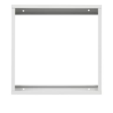 ECD Germany Dæmpbar LED-loftslampe 30x30 cm med ramme 12W varm hvid 3000K 738