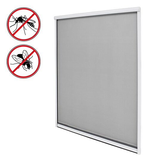 Myggenet insekt skærm rullegardin myggespray beskyttende 130x160 cm