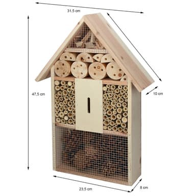Insekter hus Insektenhotel XXL inkubator redekasse Insekter Bier Hotel Wood
