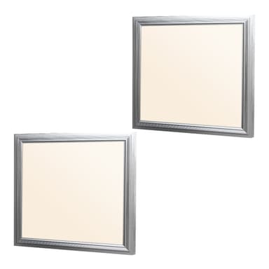 ECD Germany LED-panel 12W - 30 x 30 cm - 2-pak - Ultraslim tynd - SMD 3014 -
