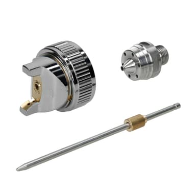 Mini sprøjtepistol HVLP sprøjtepistol dyse 1,4 mm rustfri + 2,0 mm dysesæt
