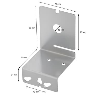 ECD Germany grillspydssæt 120cm med 2x kødnål og rustfri stålmotor 2 o / min -