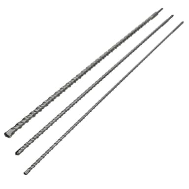 Betonbor sæt SDS Plus 12-16-24 mm x 1000 mm bor stenbor 3 stk. Set