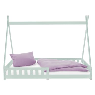 ML-Design Børneseng Tipi 90x200 cm Mint med koldskumsmadras