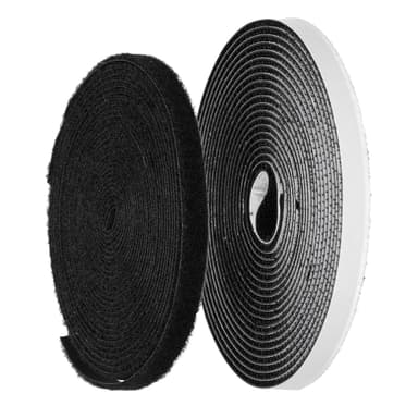 Insektnet velcrolukning tape tape 5mx10mm Sort