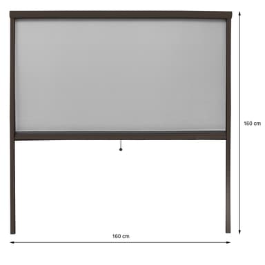 Moskitonet insektnet rullegardin aluminiumsramme vindue blinde terminal