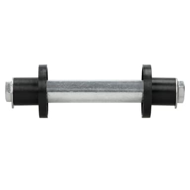 Trillebørhjul massivt gummi PU blå 4,80 / 4,00-8 390 mm