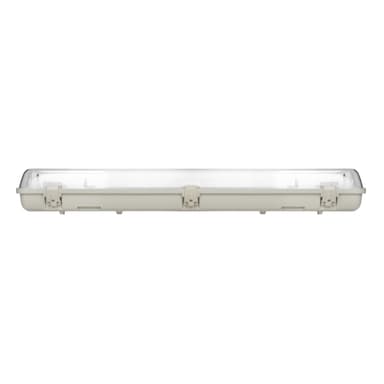 ECD Germany LED fugtisoleret armatur 60cm - IP65 vandtæt - egnet til 2x LED T8 -