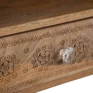 WOMO-DESIGN TV Lowboard 150x45x40cm med 1 skuffe 2 lagerenheder 1 hylde, unik,