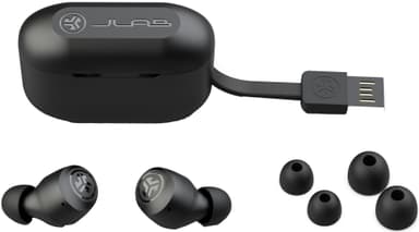 JLab Go Air Pop true wireless in-ear høretelefoner (sort)