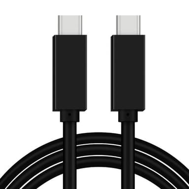 USB-C til USB-C-kabel USB 3.2 C PD100W 20GB/s 5A HVid