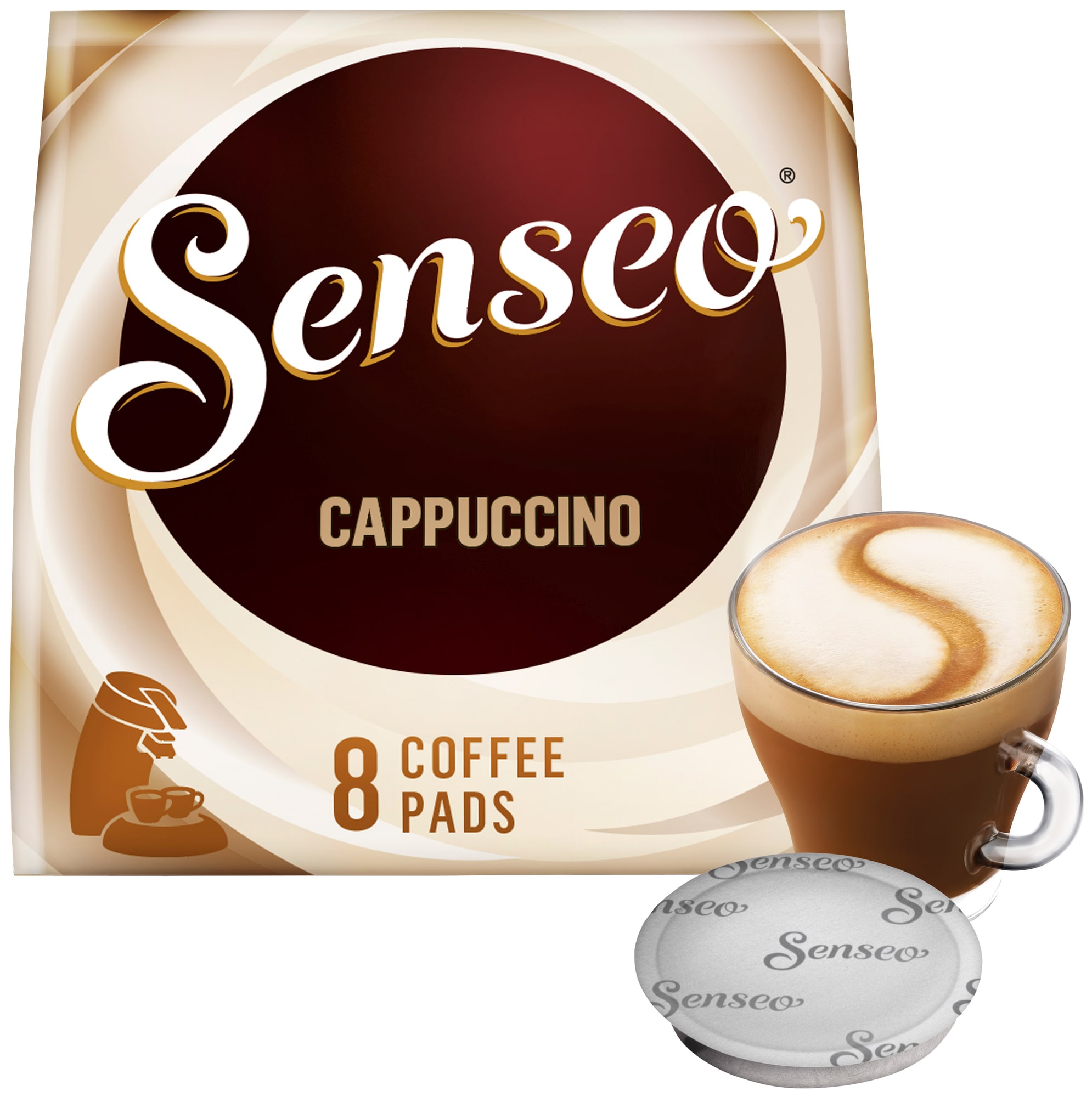 Senseo Cappuccino kaffepuder (8 stk)