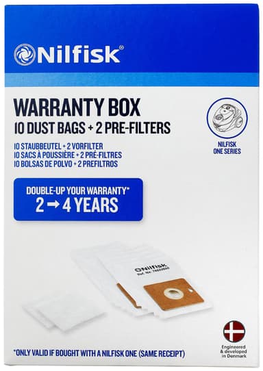 NILFISK VACUUM BAGS 2PK