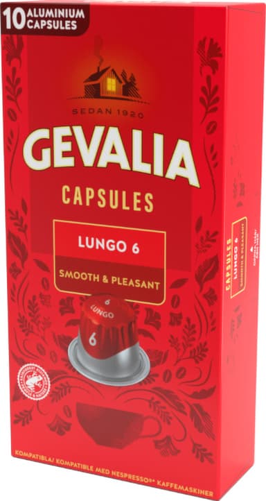 Gevalia Lungo 6 Classico kapsler 4051002