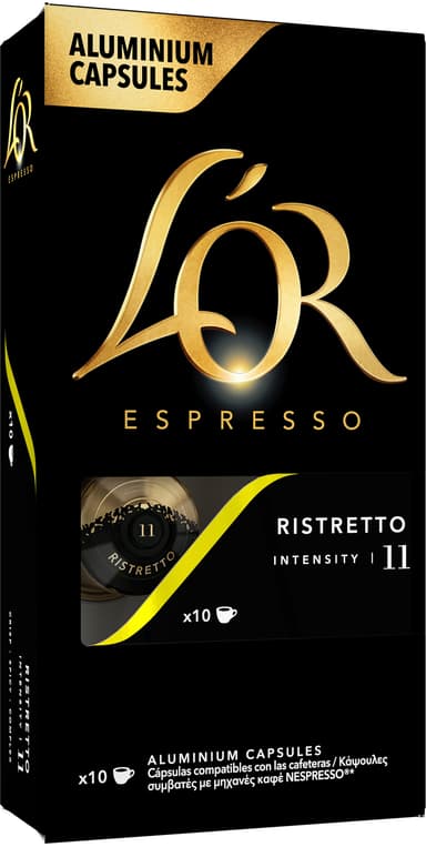 L Or Espresso 11 Ristresso kaffekapsler (10 stk)