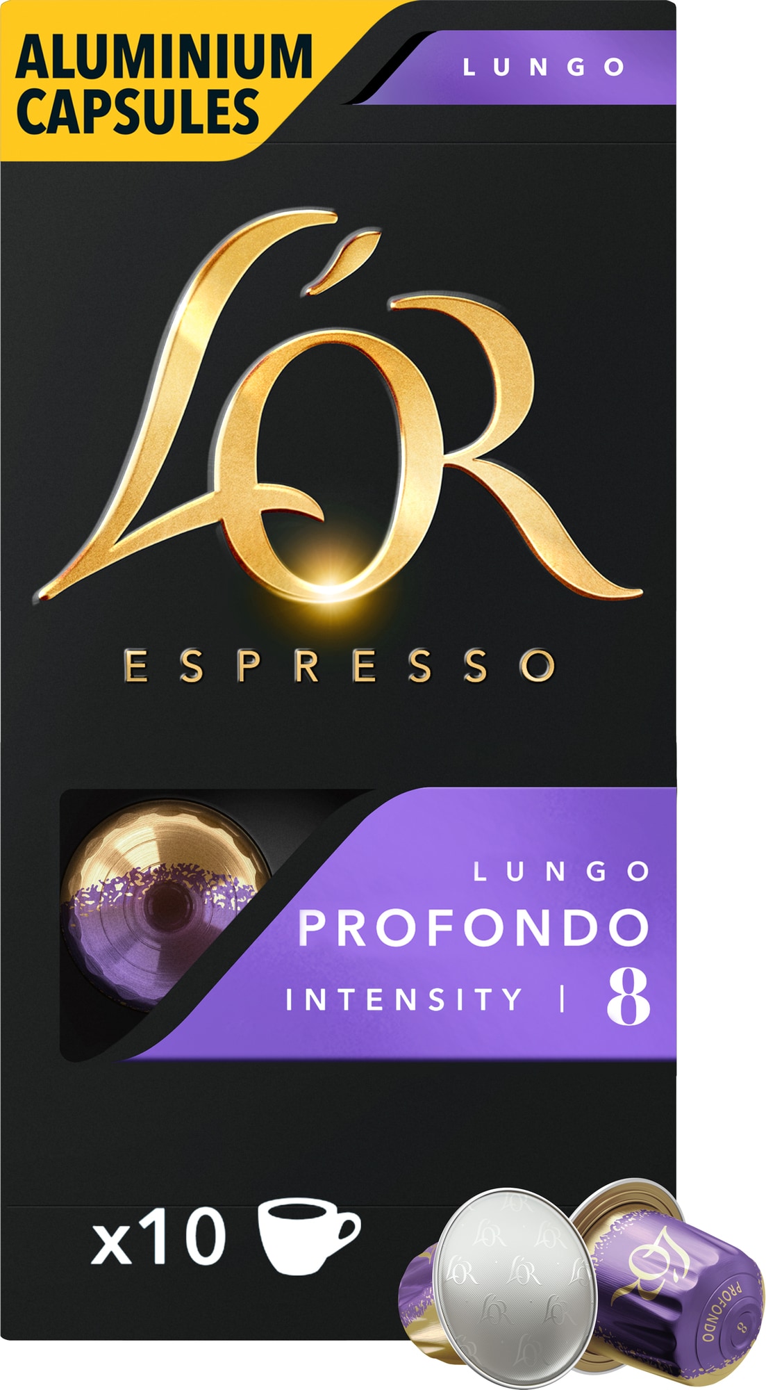 LÂ´OR Lungo 8 Profondo kaffekapsler 4028594 thumbnail