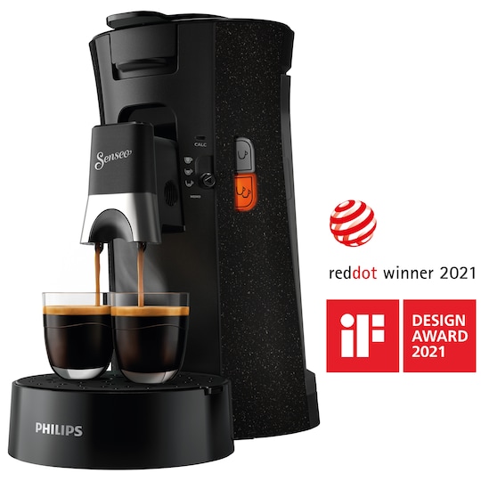 Senseo Select Eco kaffemaskine CSA240/21 (black/speckle)