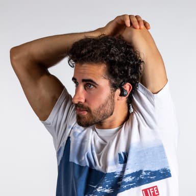 JLab Epic Air Sport ANC true wireless in-ear høretelefoner (sort)