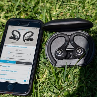 JLab Epic Air Sport ANC true wireless in-ear høretelefoner (sort)