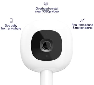 Nanit Pro kamera babyalarm N303SW (med gulvstativ)
