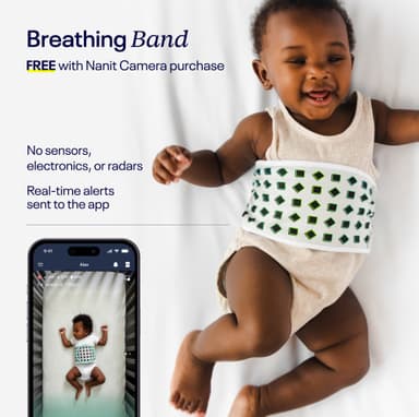 Nanit Pro kamera babyalarm N303SW (med gulvstativ)
