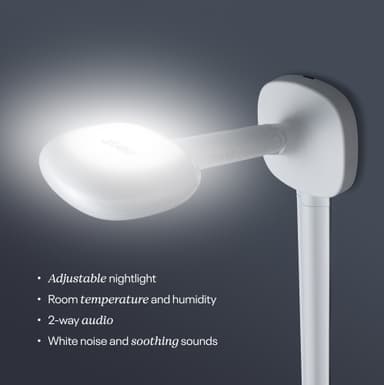 Nanit Pro kamera babyalarm N303SW (med gulvstativ)