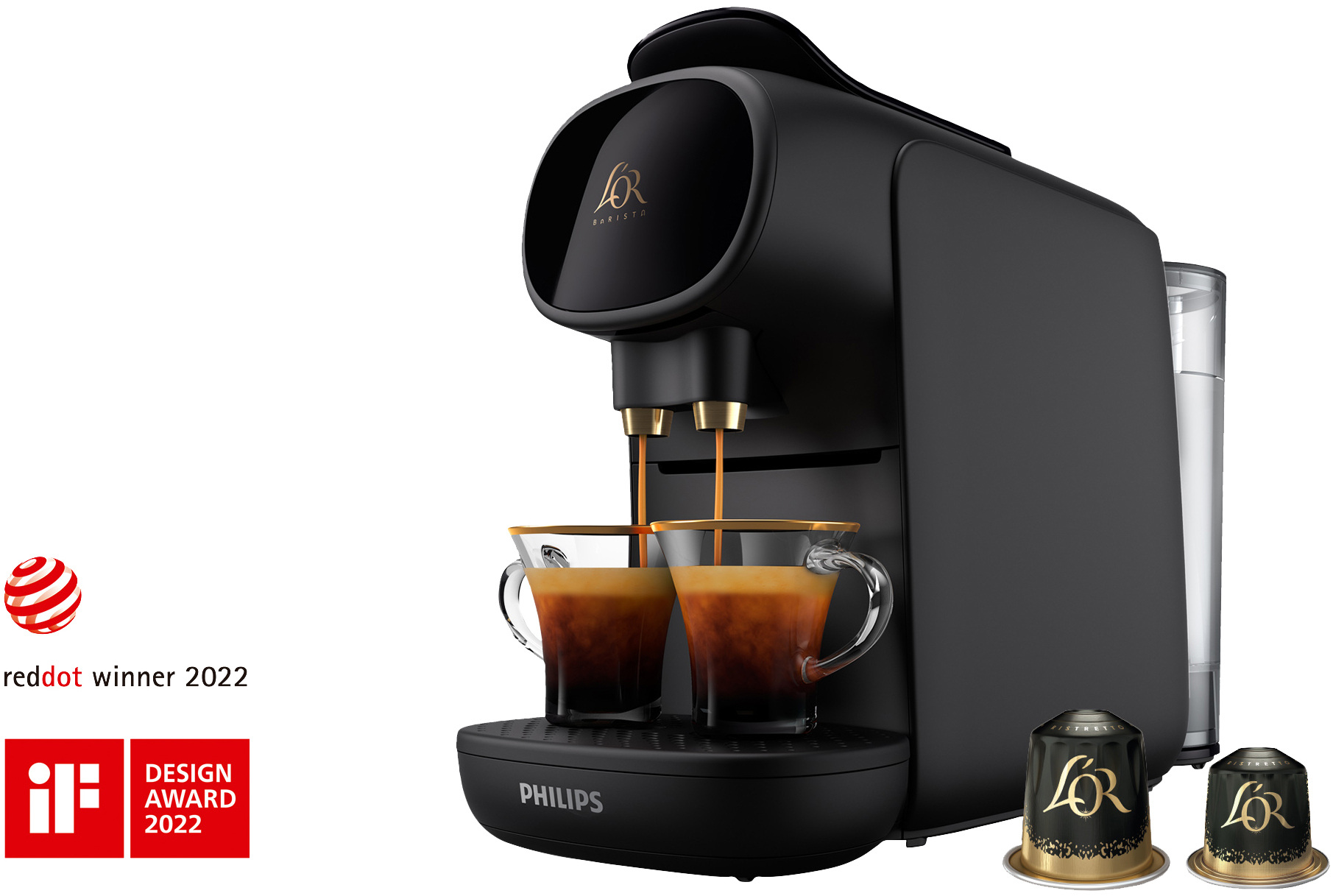 L Or Barista Sublime kapselmaskine LM9012/60 (sort) thumbnail