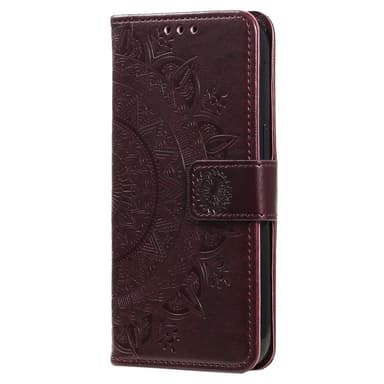SKALO Xiaomi 13 Pro 5G Mandala Flip Cover - Brun