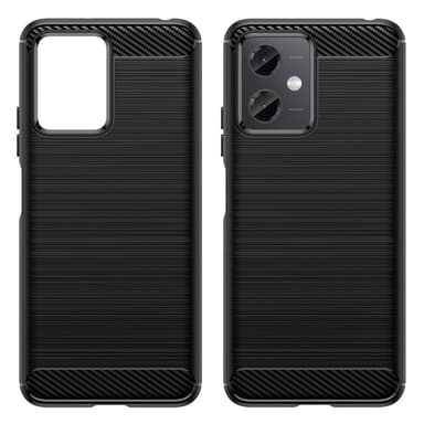 SKALO Xiaomi Redmi Note 12 5G Armor Carbon Stødsikker TPU-cover - Sort