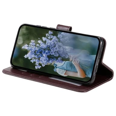 SKALO Xiaomi Redmi Note 12 4G Mandala Flip Cover - Brun
