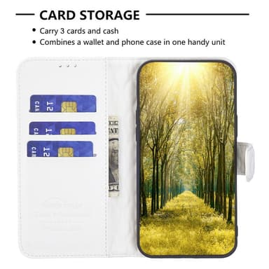 SKALO Xiaomi Redmi 12C 4G BINFEN COLOR Quiltet Pung - Hvid