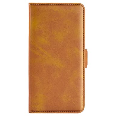 SKALO Xiaomi Redmi Note 12 4G Premium Wallet Flip Cover - Lys brun