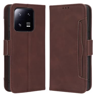 SKALO Xiaomi 13 5G 6-RUM Pungetaske - Brun