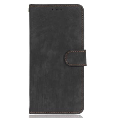 SKALO Xiaomi Redmi Note 12 5G Flip Cover m. pung i PU-læder - Sort