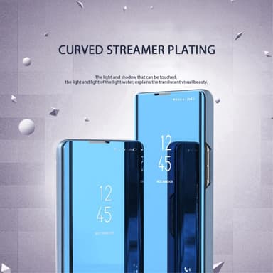 SKALO Xiaomi Redmi Note 12 4G Clear View Mirror Etui - Rosa guld