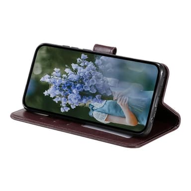 SKALO Xiaomi Redmi Note 12 Pro 5G Mandala Flip Cover - Brun